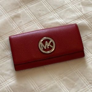 Michael Kors. Red wallet